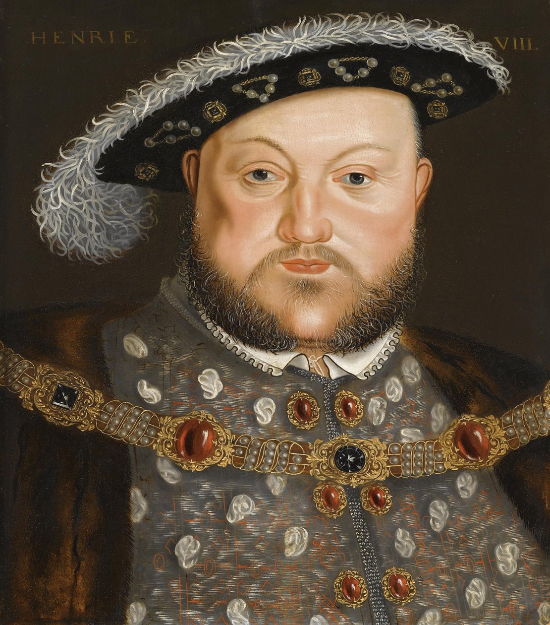 Retrato do rei Henrique VIII da Inglaterra de Hans, Holbein