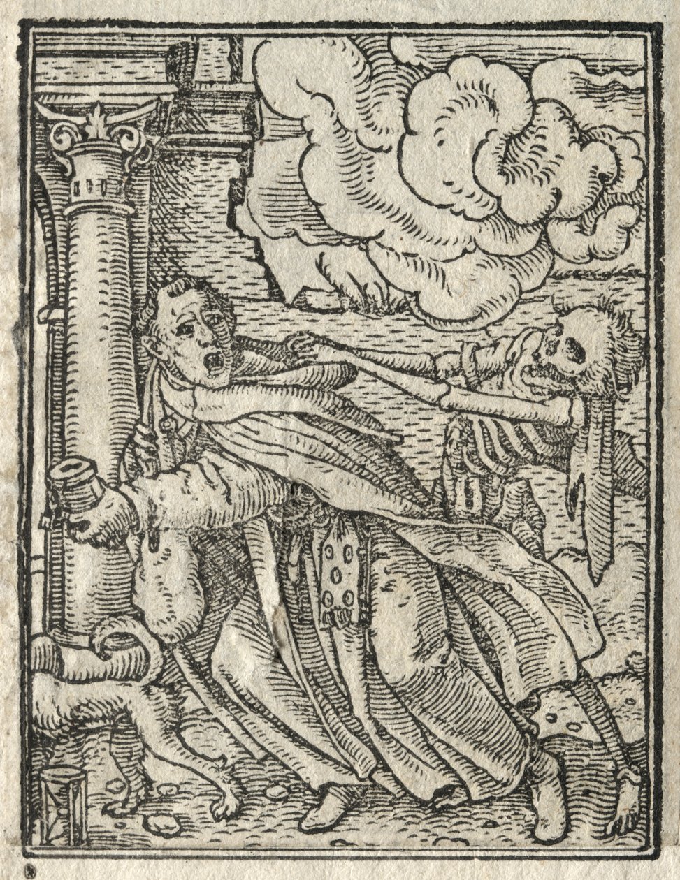 A Dança da Morte: O Frade Mendicante; A freira de Hans Holbein