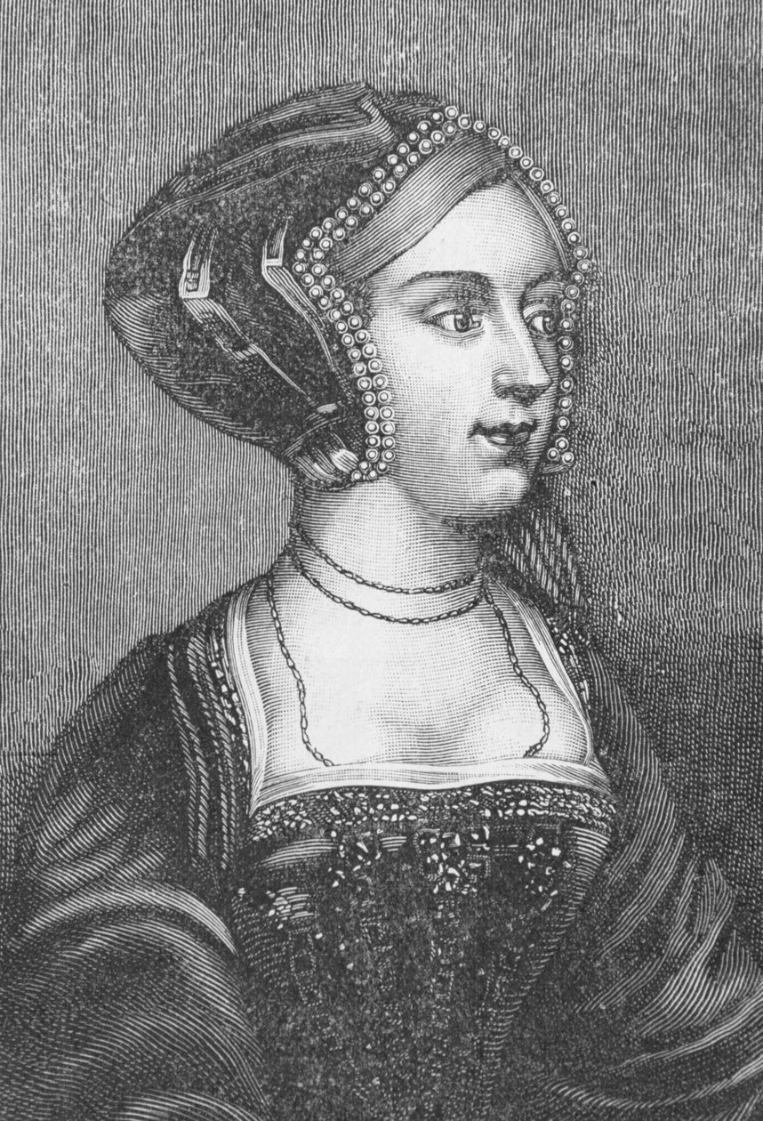 Ana Bolena (c.1507-36) Segunda esposa de Henrique VIII da Inglaterra (ver também 68049) de Hans Holbein der Jüngere