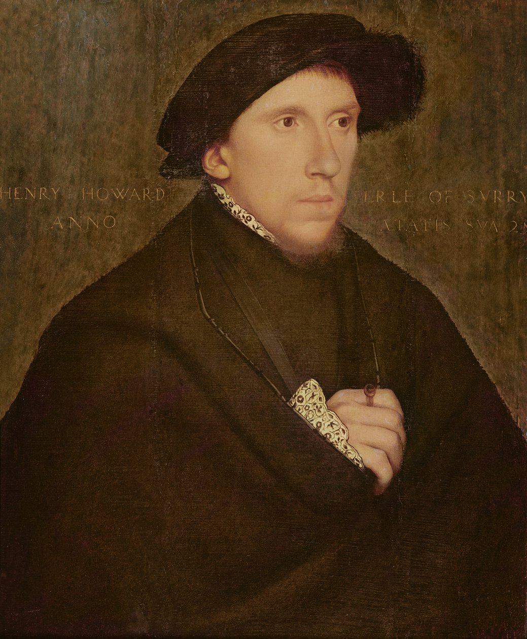 Henry Howard, Conde de Surrey, c.1542 (óleo e têmpera no painel) de Hans Holbein der Jüngere