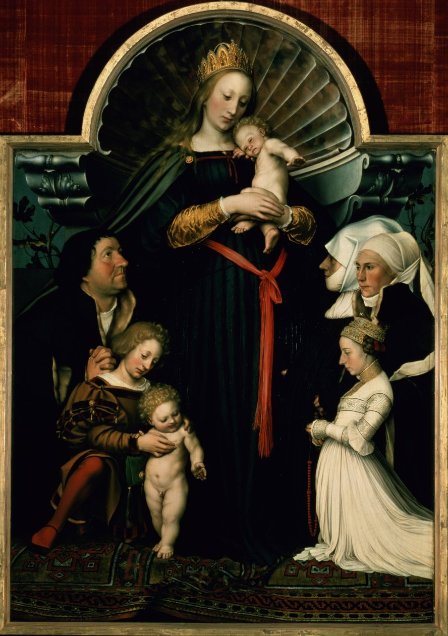 Madonna do Burgermeister Meyer de Hans Holbein der Jüngere