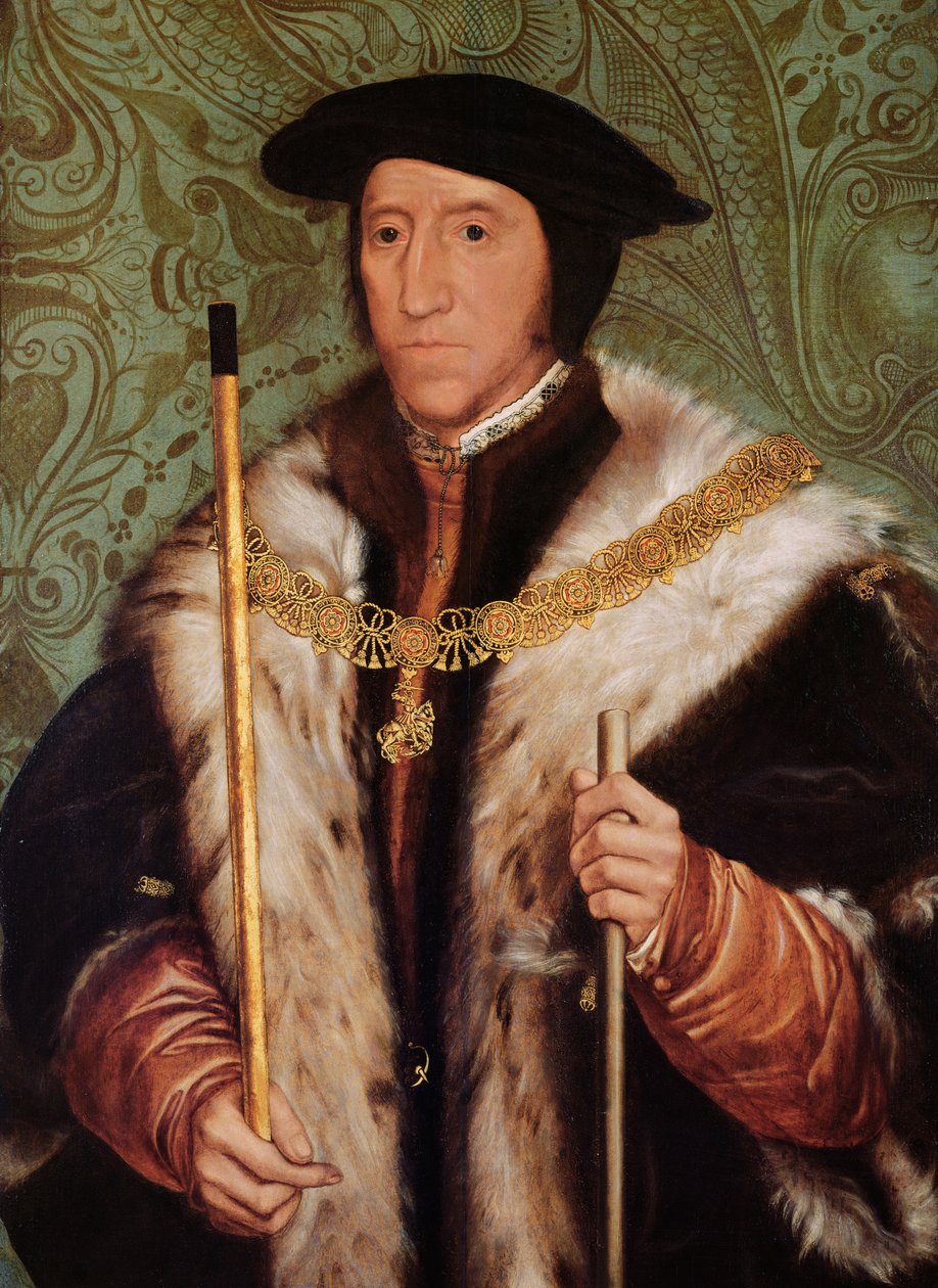 Retrato de Thomas Howard, 1539 (óleo sobre madeira) de Hans Holbein der Jüngere
