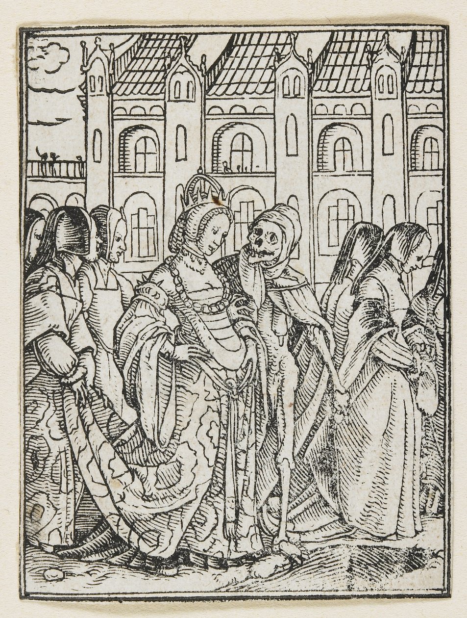 A Imperatriz da Dança da Morte (Lyons), 1538, 1523-1526 de Hans Holbein der Jüngere