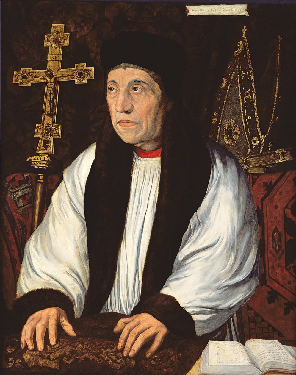 William Warham, arcebispo de Canterbury, 1850 de Hans Holbein der Jüngere