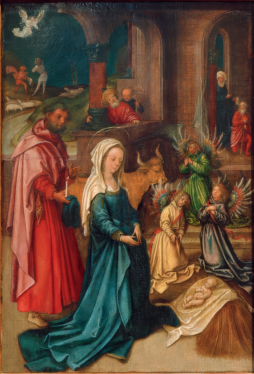Nascimento de Cristo de Hans Holbein der ältere