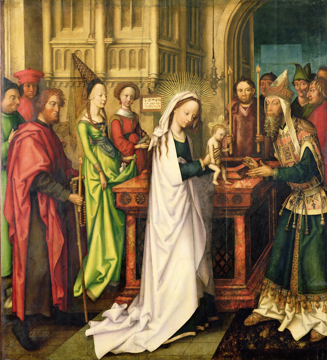 Representação de Cristo no Templo, 1500 (veja também 147226) de Hans Holbein the Elder