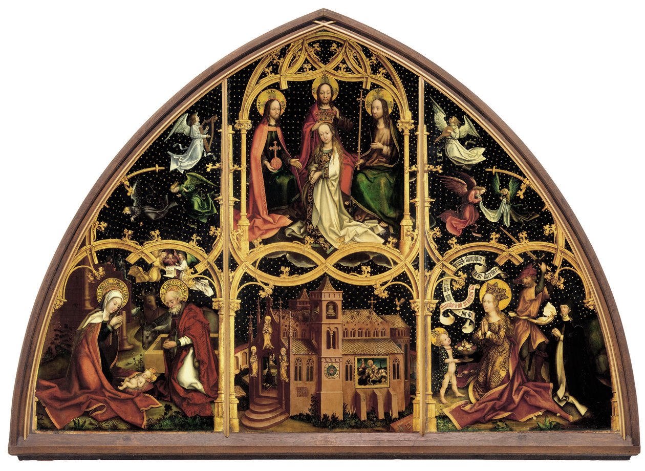 Alemão: Basilika Santa Maria Maggiore, rechter Tafel: Enthauptung der hl. Dorothea Basílica Santa Maria Maggiore de Hans Holbein the Elder