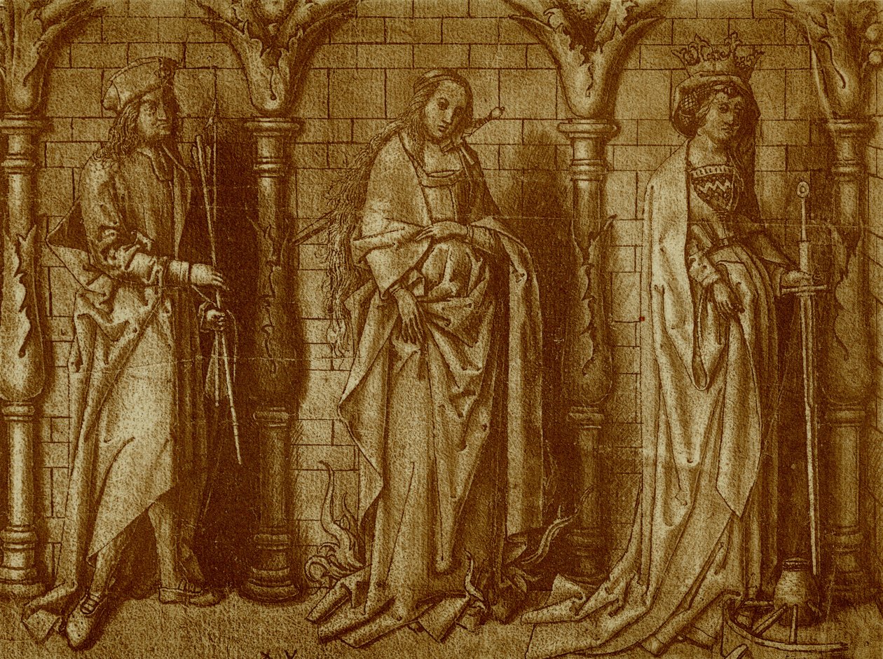 São Willibald, Lucia e Catherine de Hans Holbein the Elder