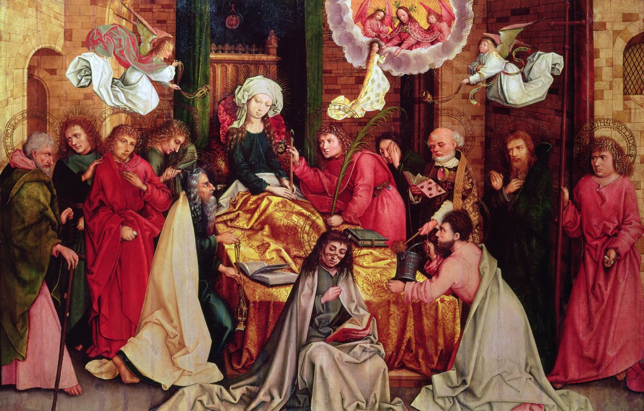 A morte da virgem (veja também 53556) de Hans Holbein the Elder