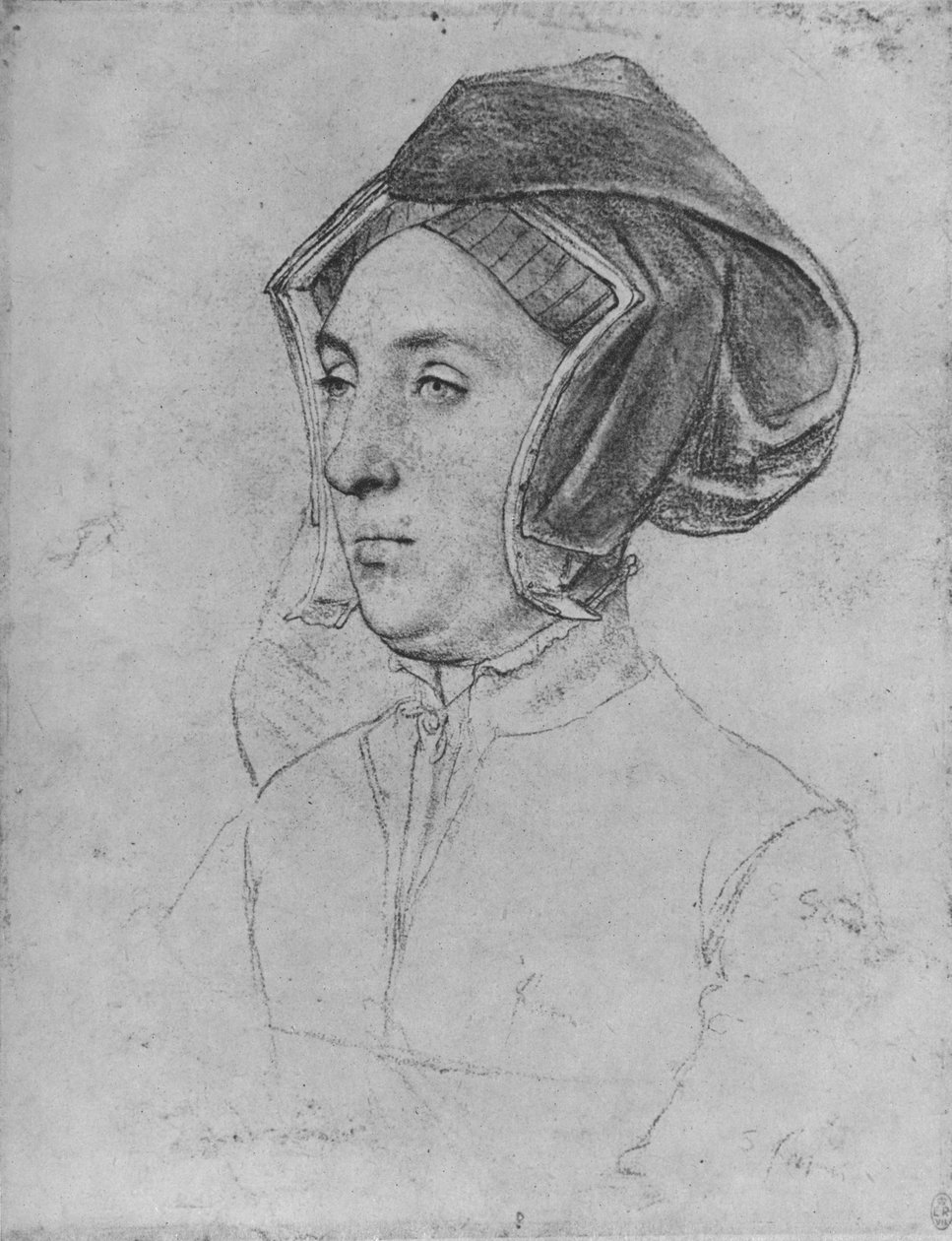 A Lady: Unknown, c1532-1543 1945 de Hans Holbein der Jüngere