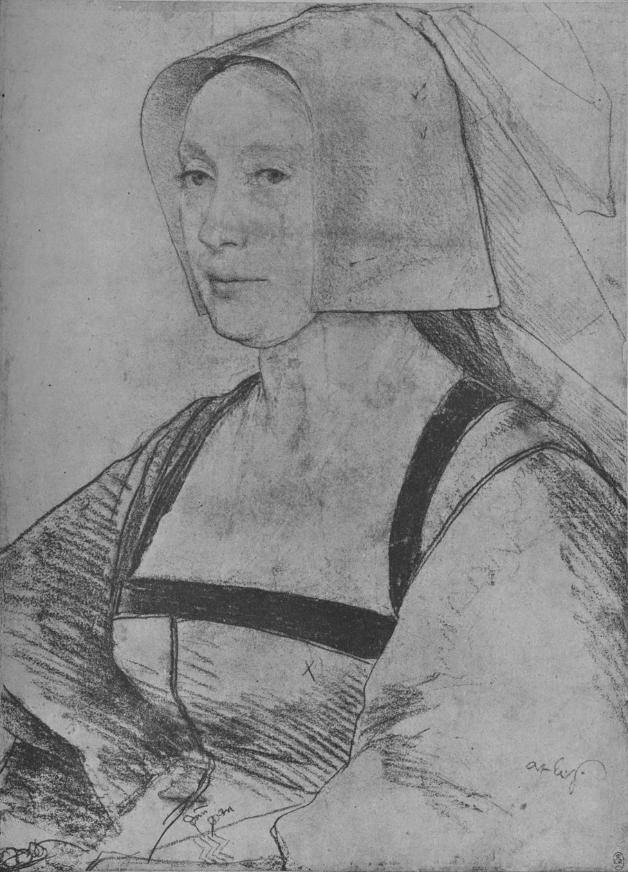 A Woman: Unknown, 1526-1528 1945 de Hans Holbein der Jüngere