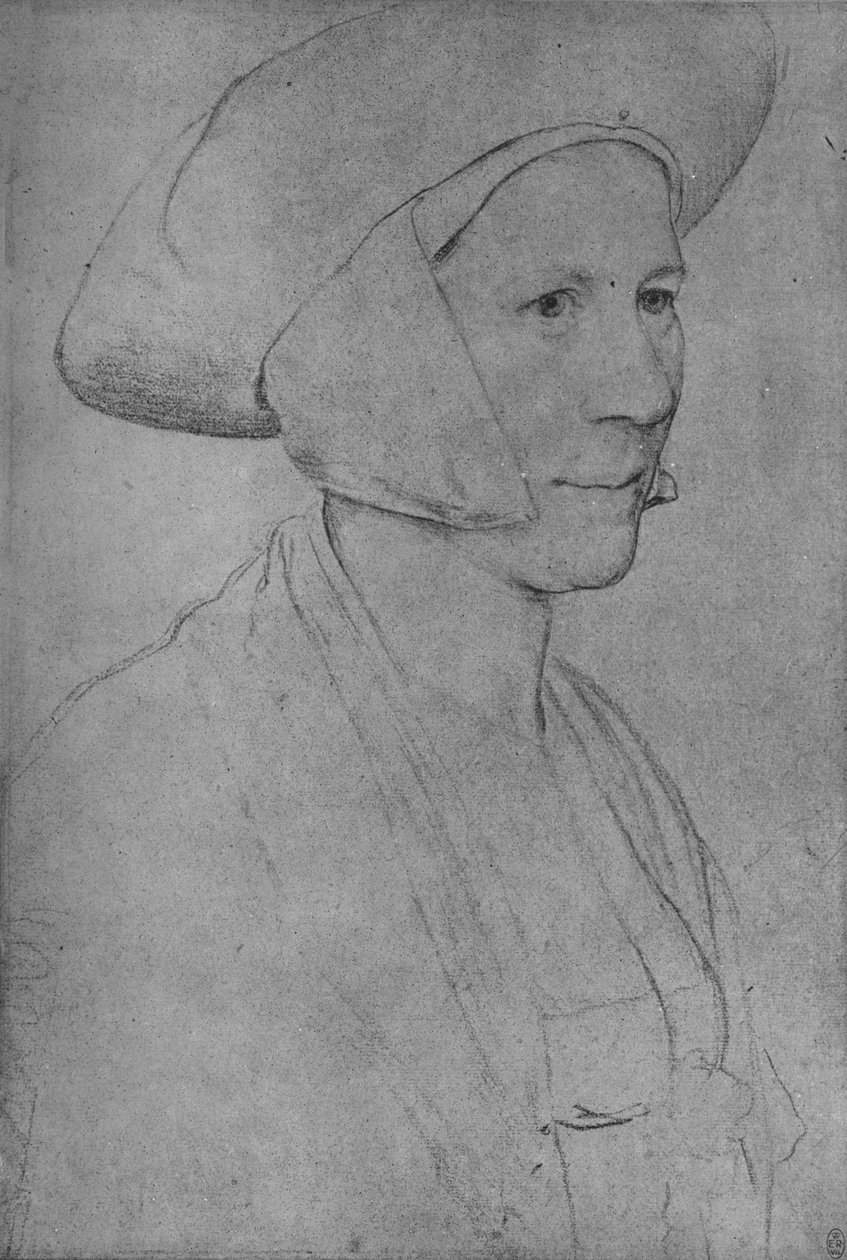 A Woman: Unknown, 1526-1528 1945 de Hans Holbein der Jüngere