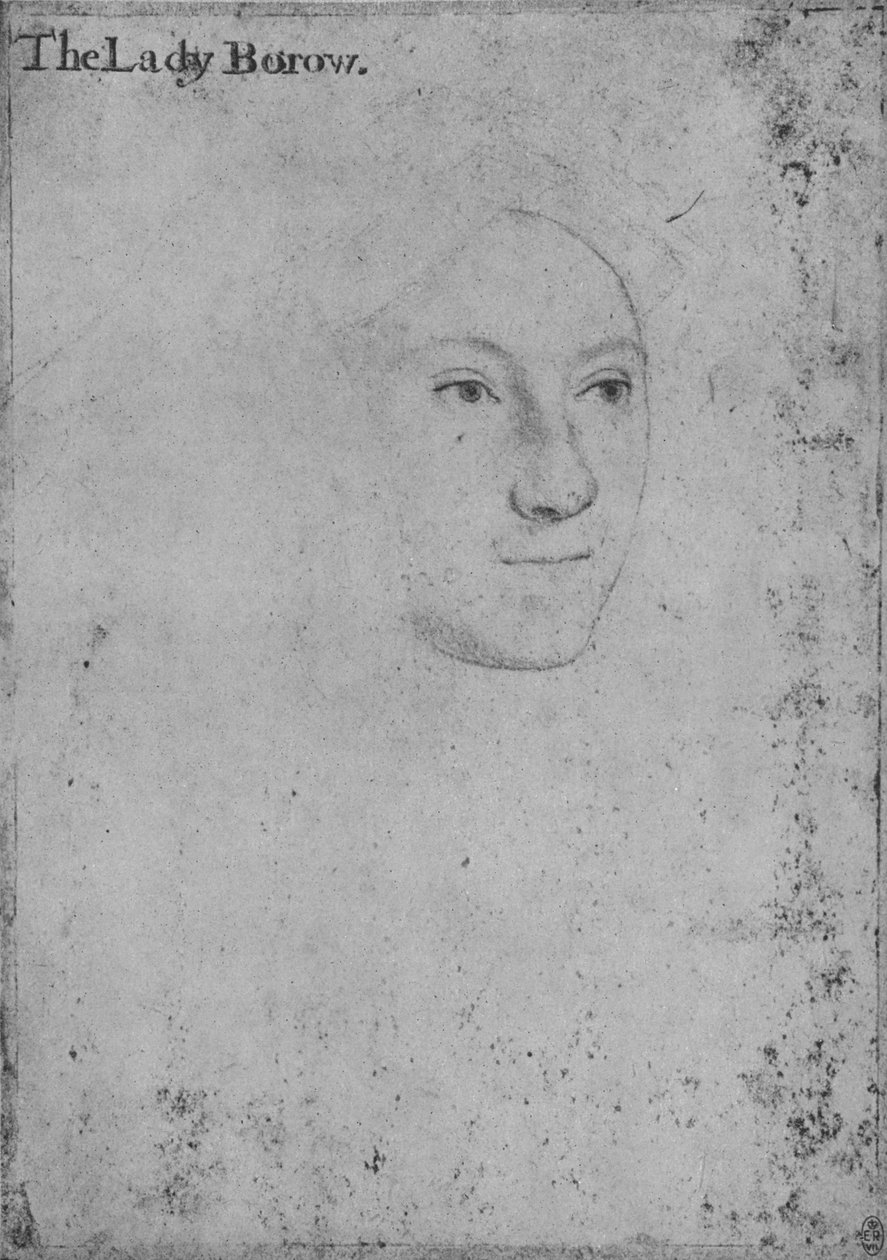 Alice London, Lady Borough, c1541 1945 de Hans Holbein der Jüngere