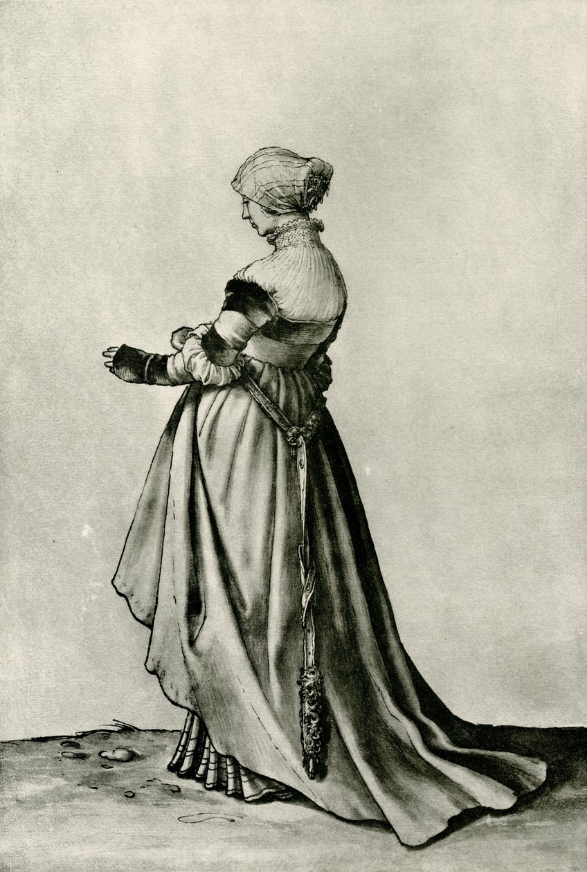 Bourgeoise de Basileia de Hans Holbein der Jüngere