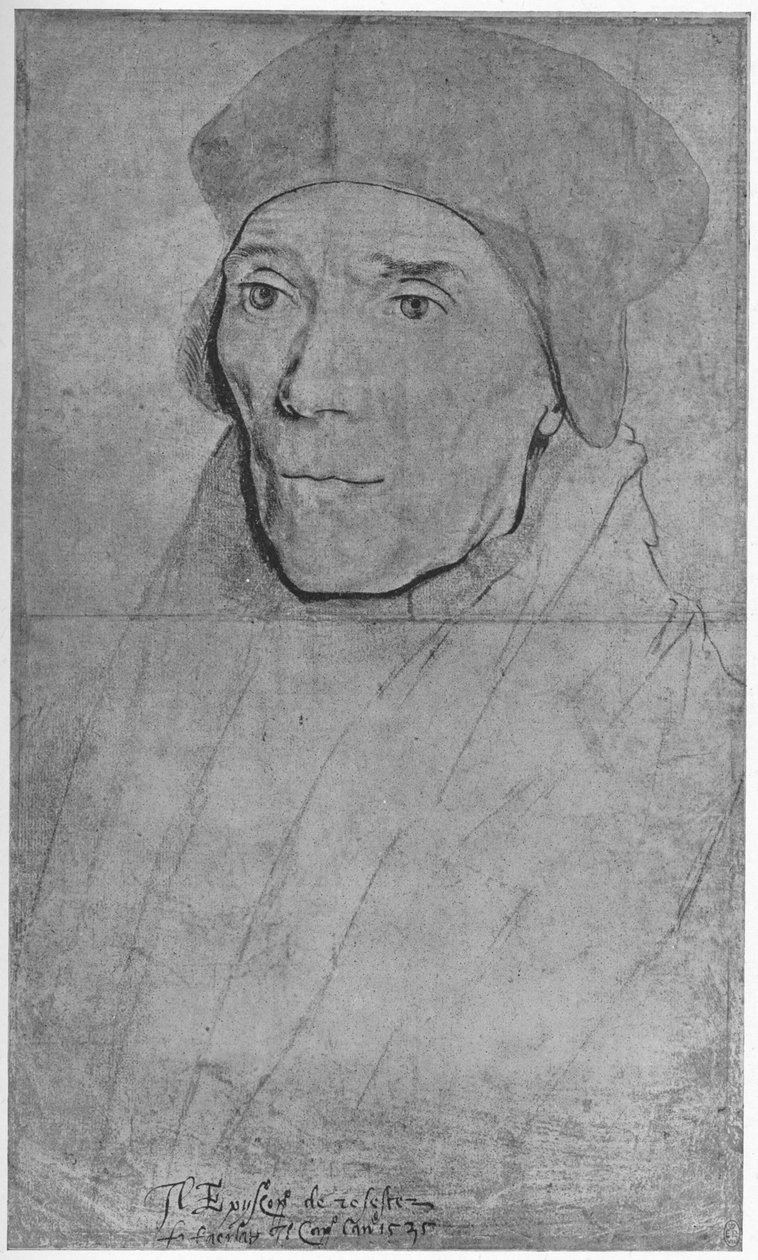 Cardeal Fisher, bispo de Rochester, 1532-1534 1945 de Hans Holbein der Jüngere