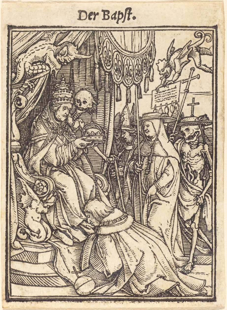 O Papa. de Hans Holbein der Jüngere