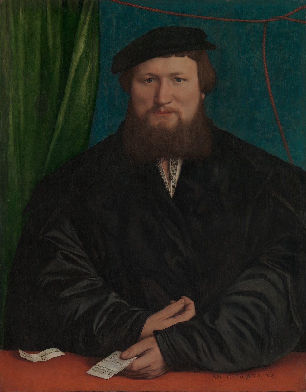 Derick Berck de Colônia, 1536. de Hans Holbein der Jüngere