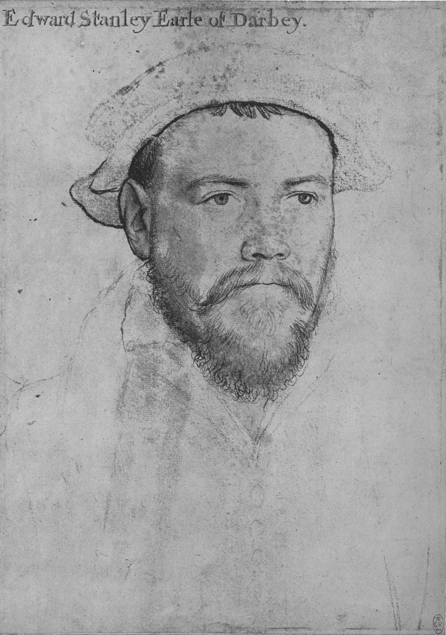 Edward Stanley, conde de Derby, c1532-1543 1945 de Hans Holbein der Jüngere