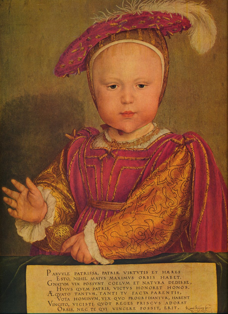 Eduardo VI como Príncipe de Gales, c1538 de Hans Holbein der Jüngere