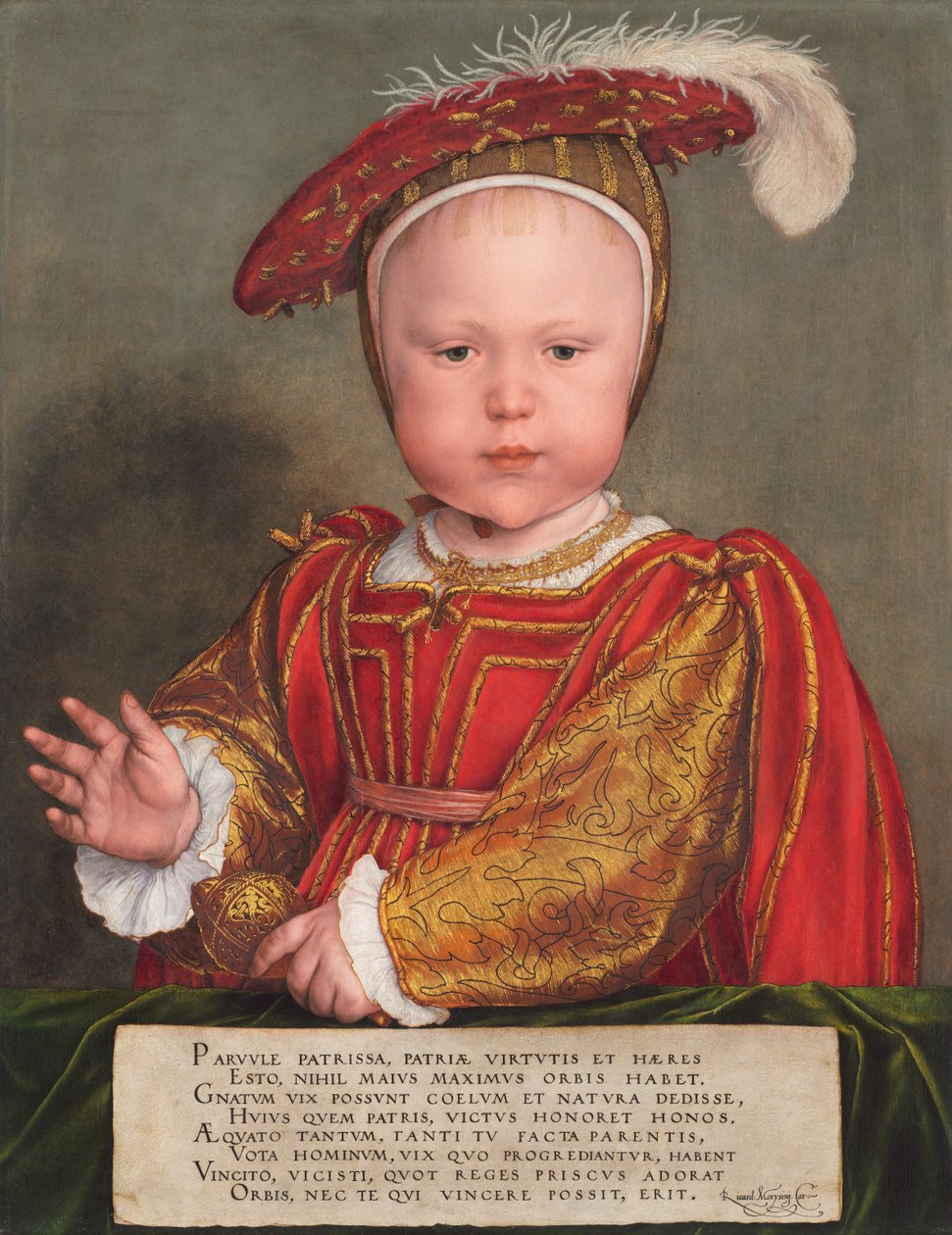 Eduardo VI em criança de Hans Holbein der Jüngere