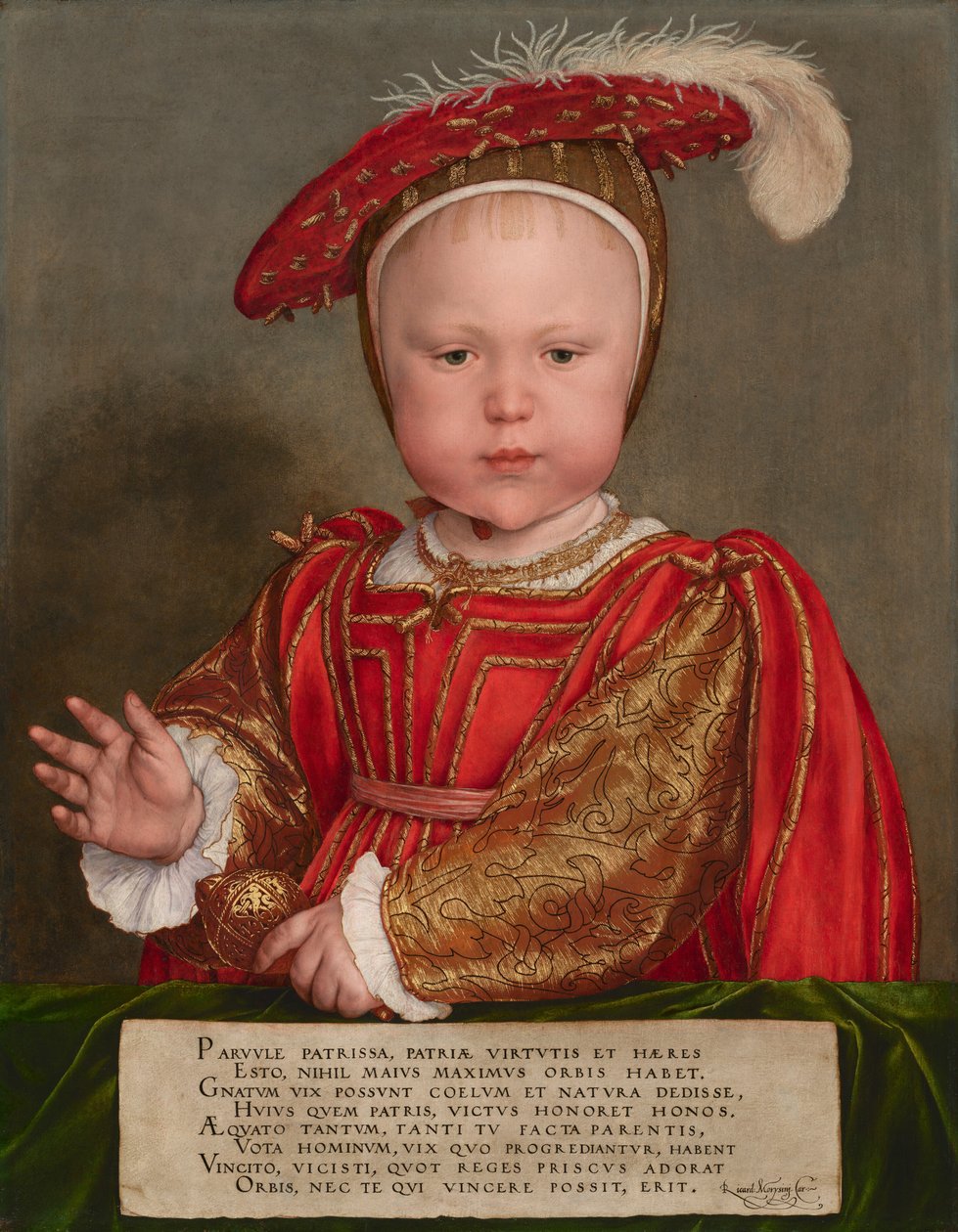 Eduardo VI em criança de Hans Holbein the Younger