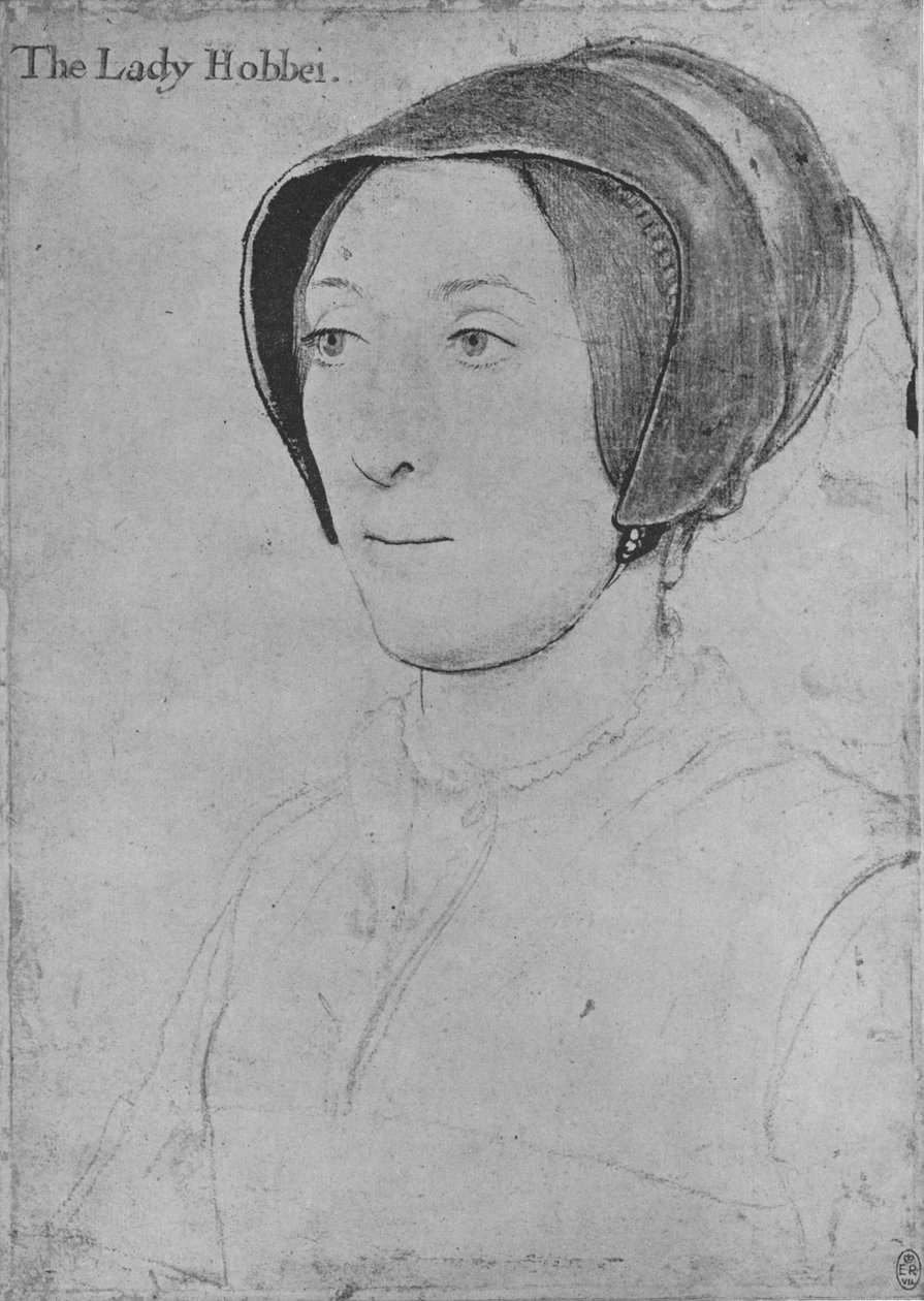 Elizabeth Hoby, c1532-1543 1945 de Hans Holbein der Jüngere