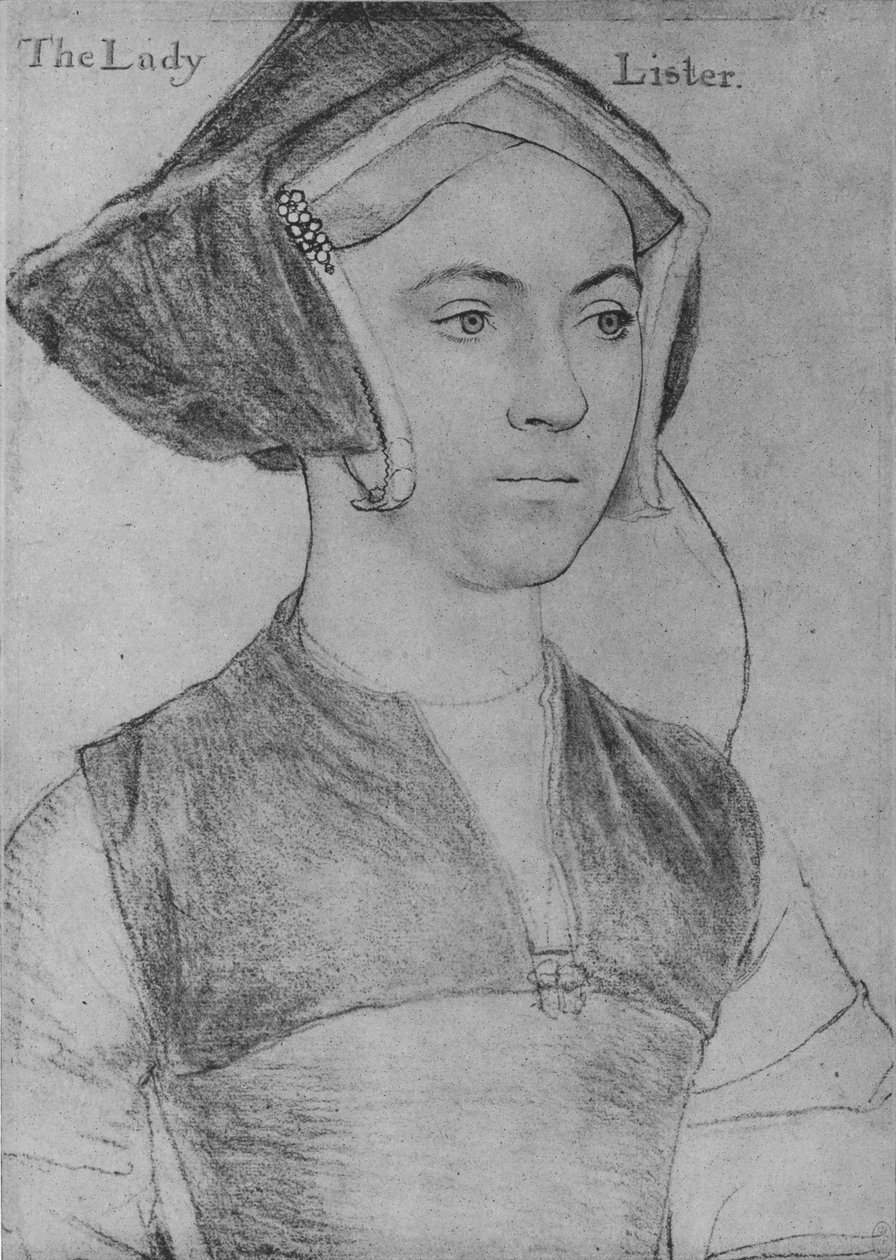 Jane, Lady Lister, c1532-1543 1945 de Hans Holbein der Jüngere
