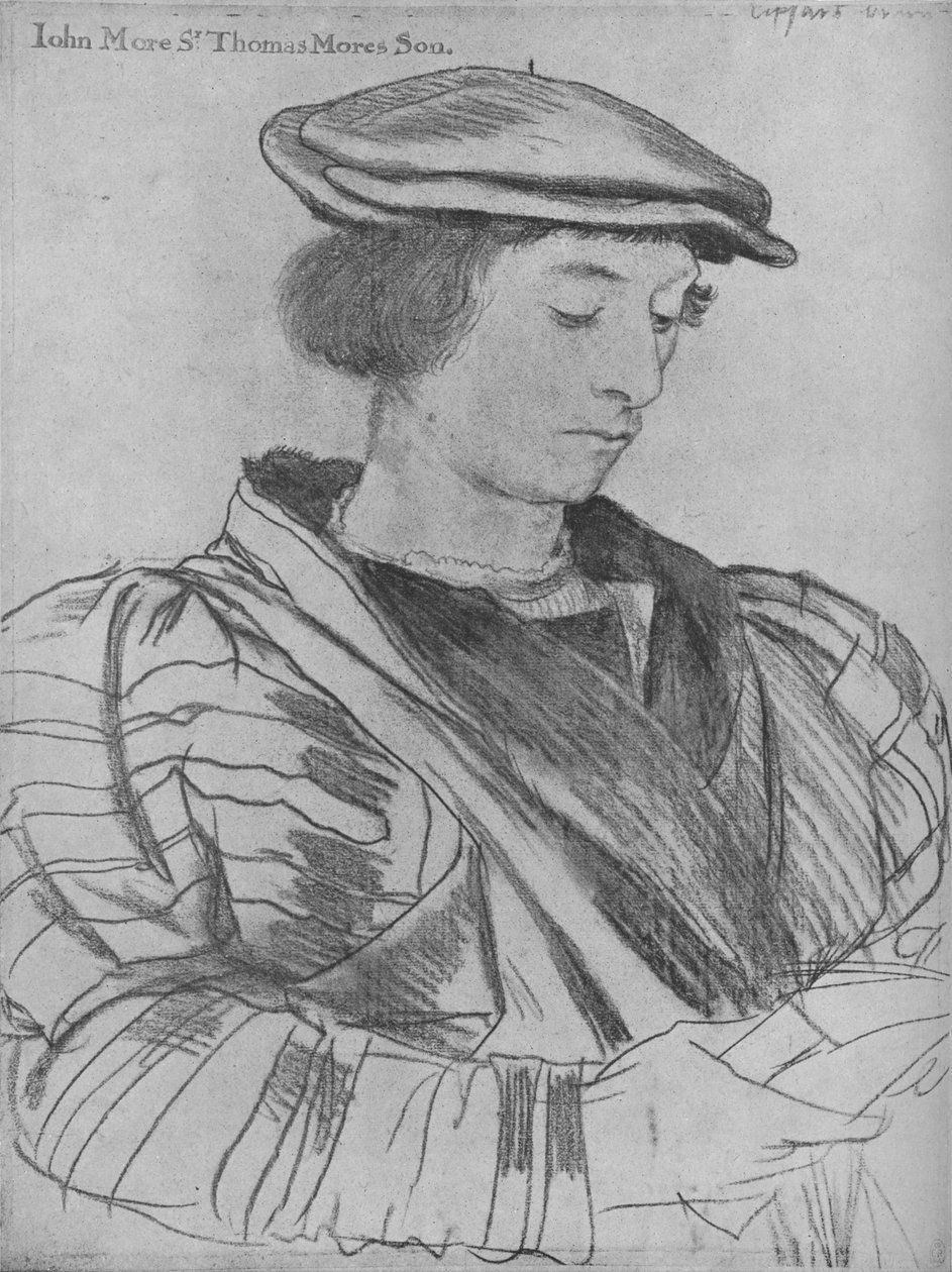 John More, o Jovem, 1526-1527 1945 de Hans Holbein der Jüngere