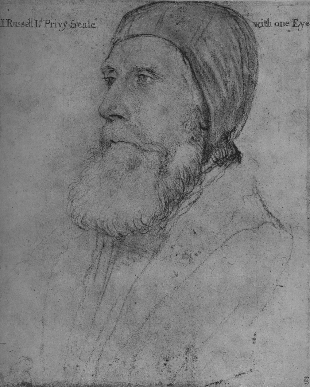 John Russell, conde de Bedford, c1532-1543 1945 de Hans Holbein der Jüngere