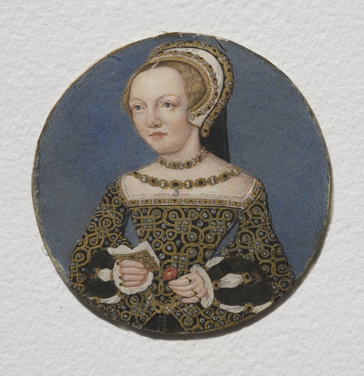Lady Mary Howard, c.1533 (wc em pergaminho) de Hans Holbein der Jüngere