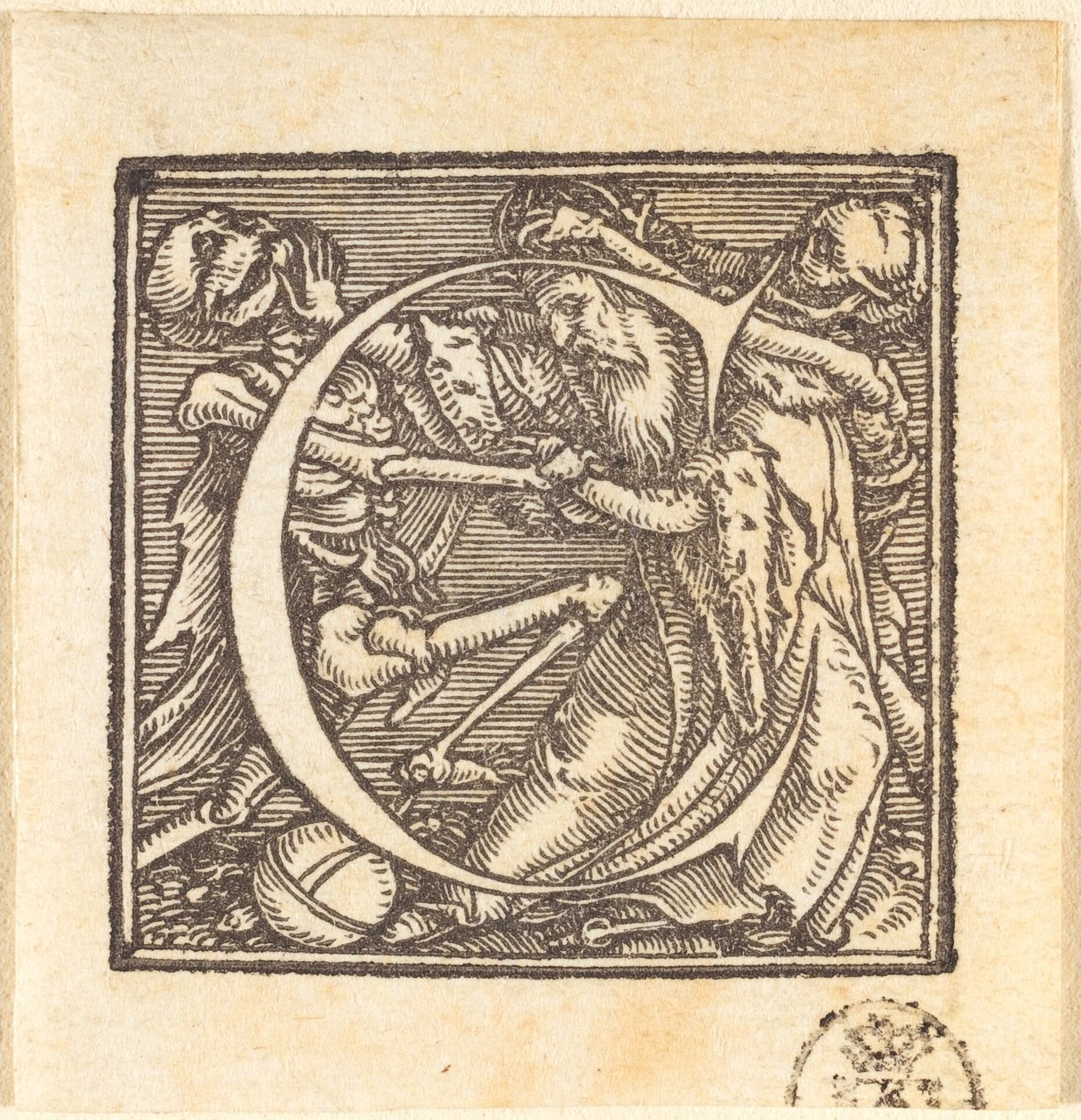 Letra C de Hans Holbein der Jüngere