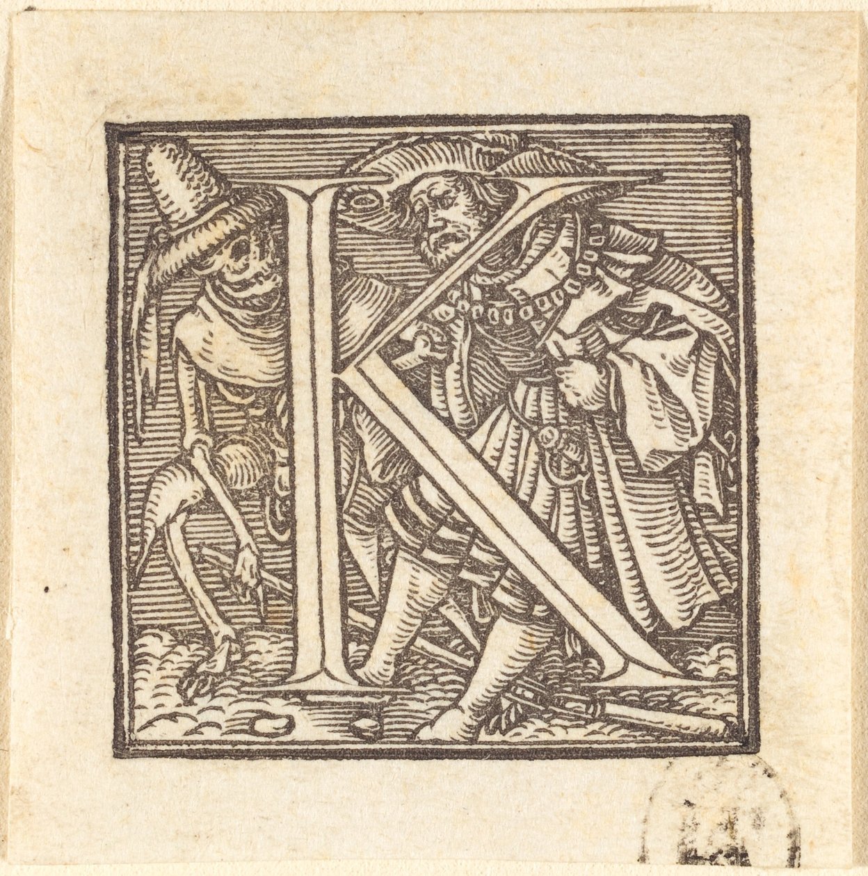 Letra K de Hans Holbein der Jüngere