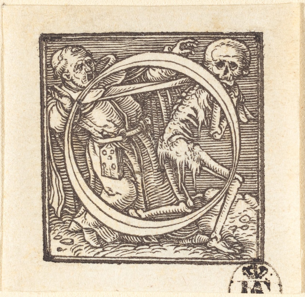 Letra O. de Hans Holbein der Jüngere
