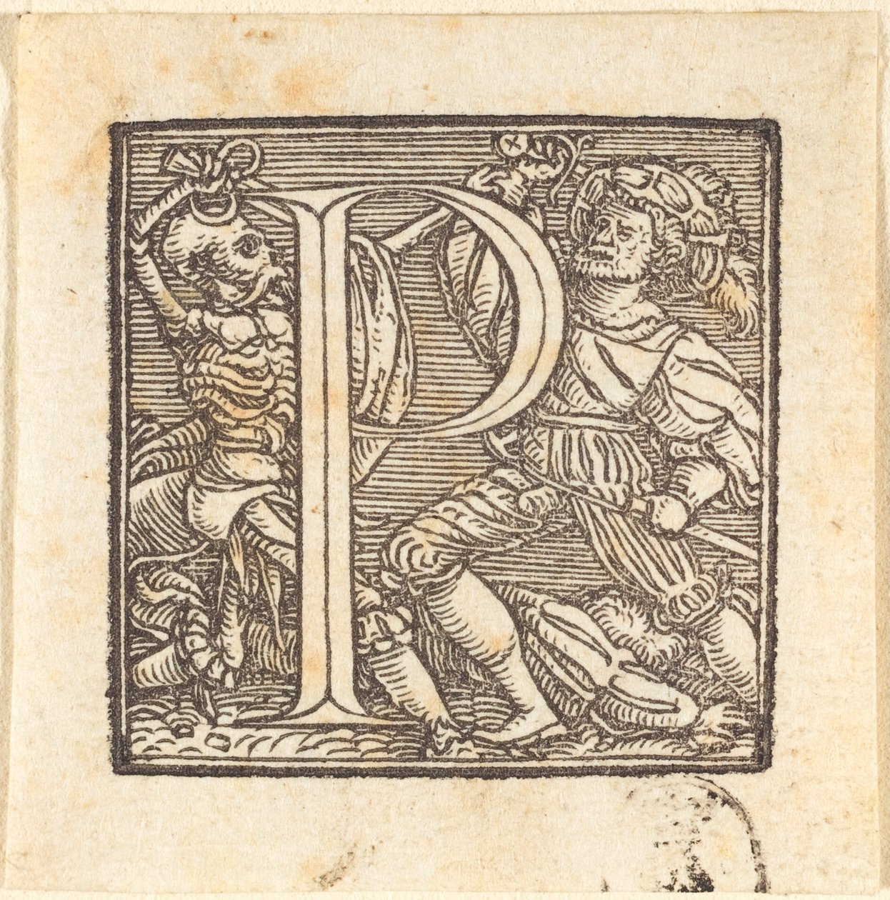 Letra P de Hans Holbein der Jüngere