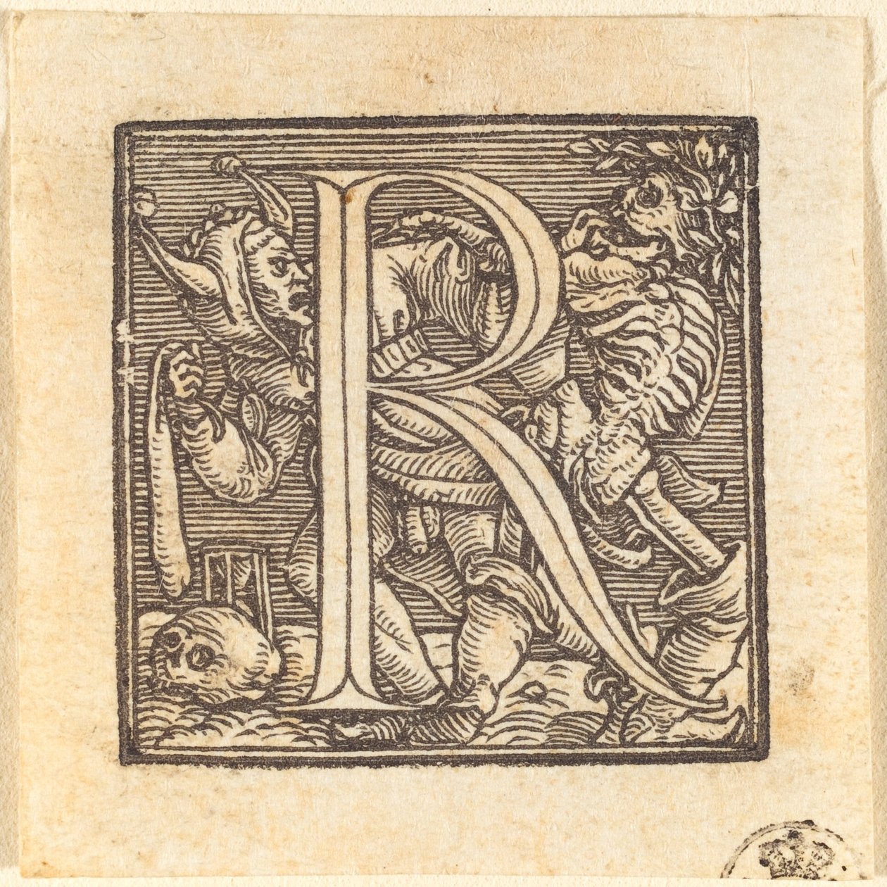 Letra R de Hans Holbein der Jüngere
