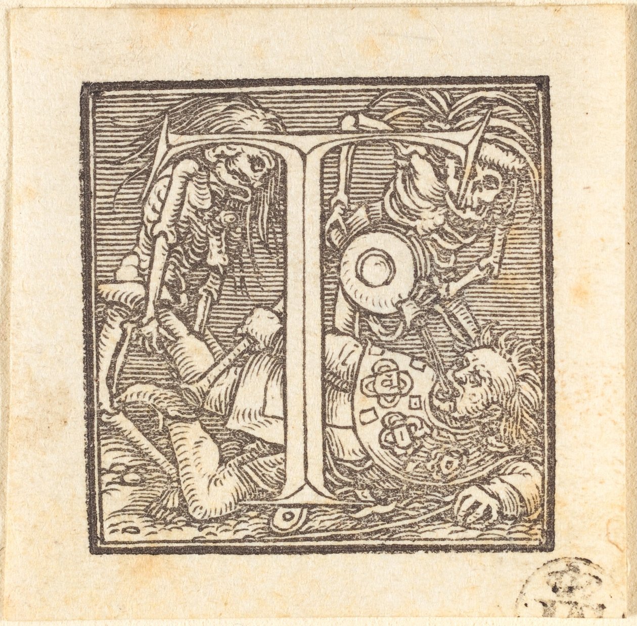 Letra T de Hans Holbein der Jüngere