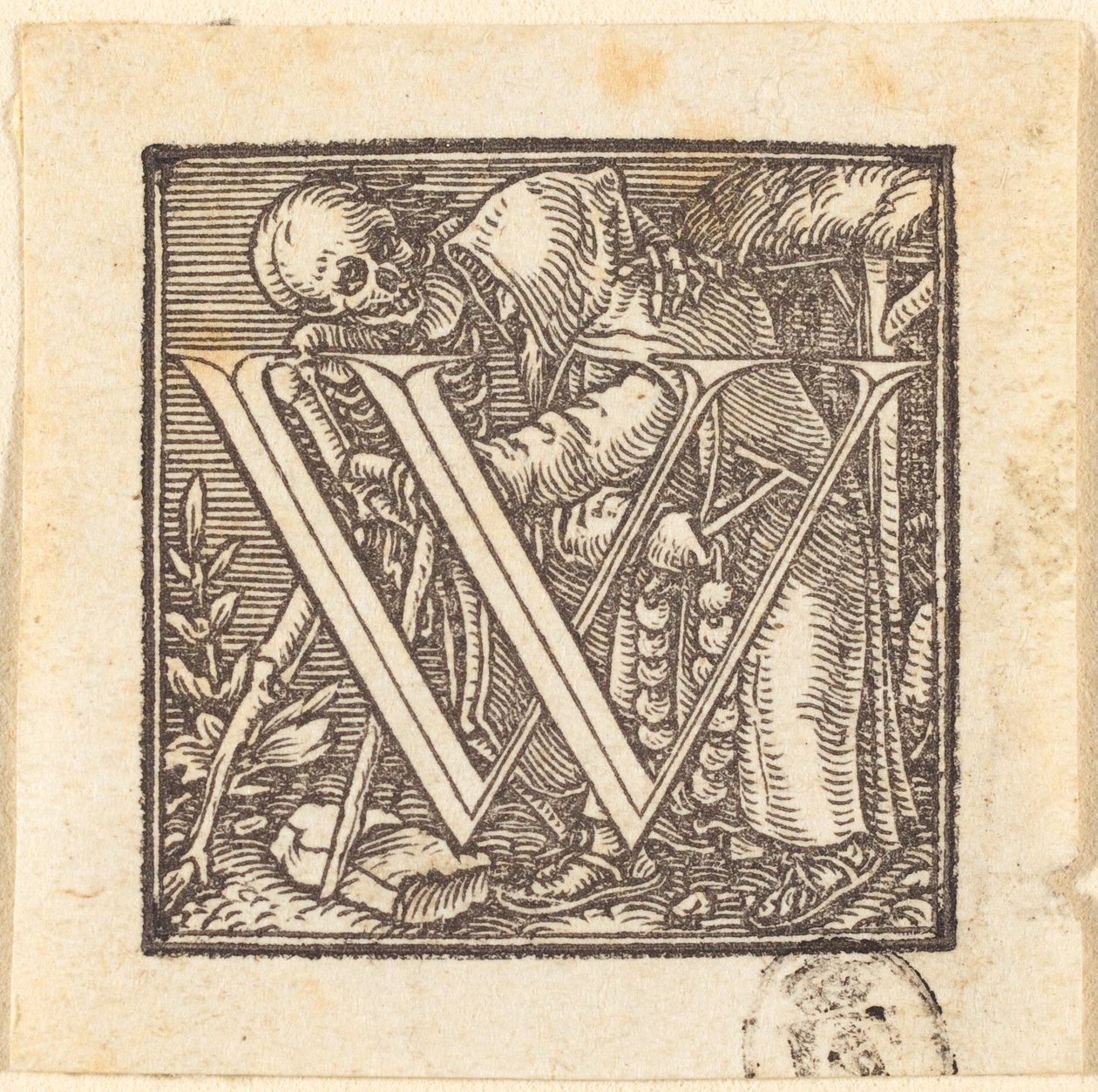 Letra W de Hans Holbein der Jüngere
