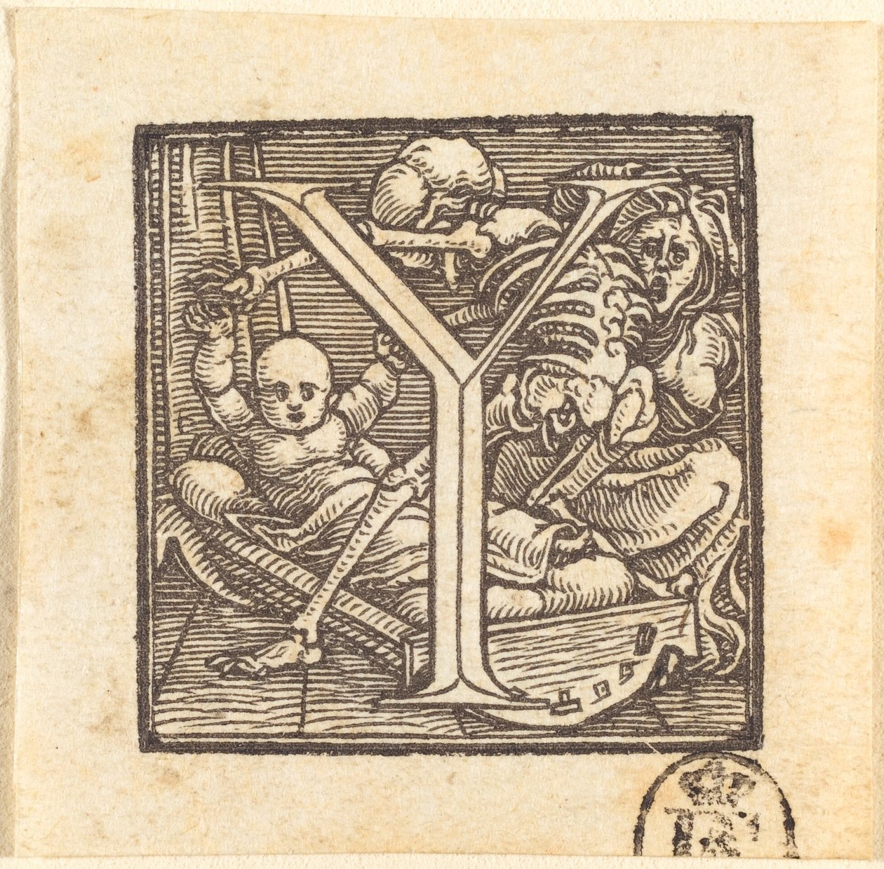 Letra Y de Hans Holbein der Jüngere