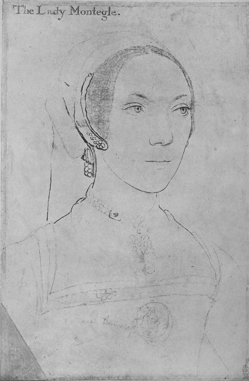 Maria, Lady Monteagle, c1538-1540 1945 de Hans Holbein der Jüngere