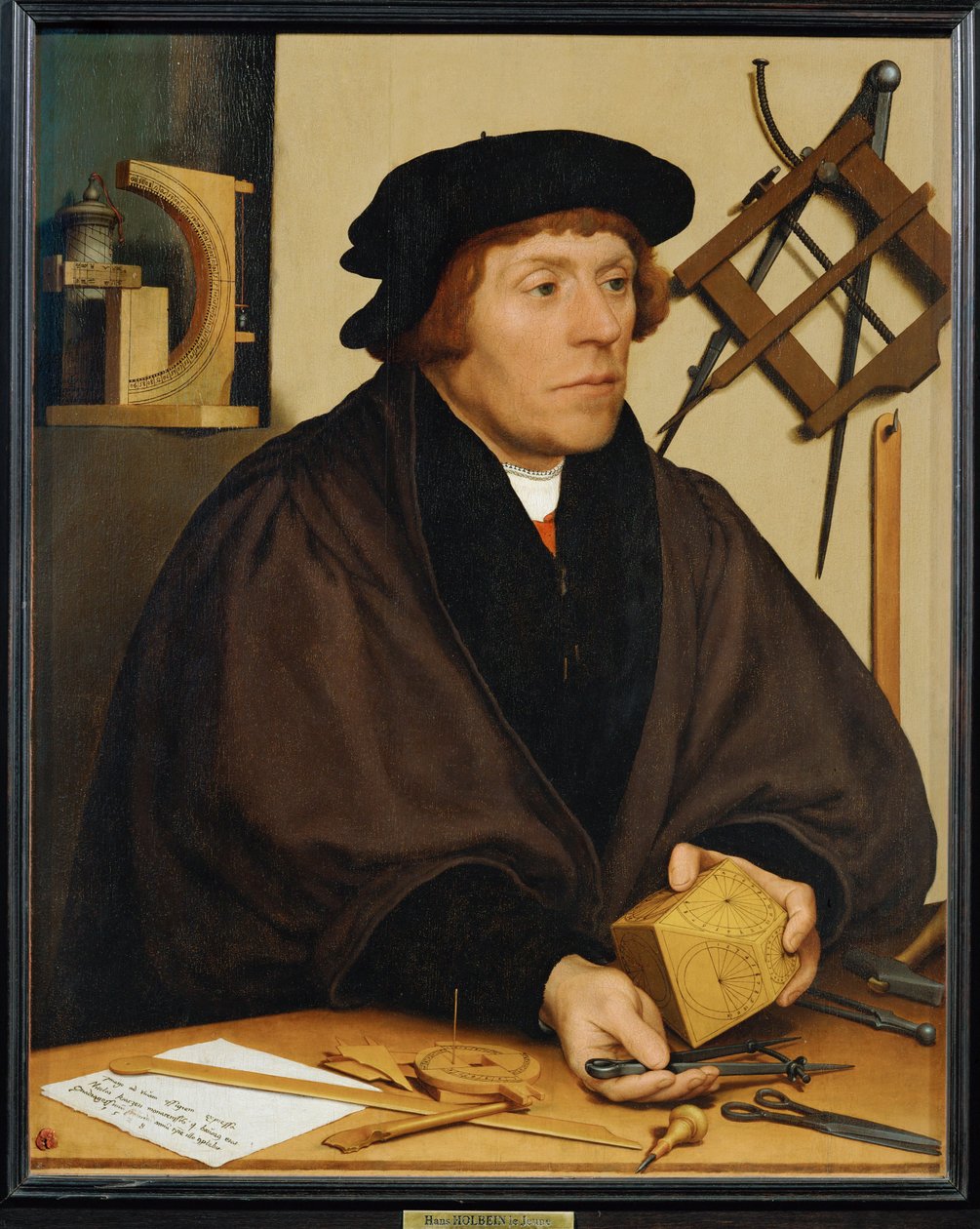 Nicolas Kratzer, astrónomo do rei Henrique VIII ... de Hans Holbein the Younger