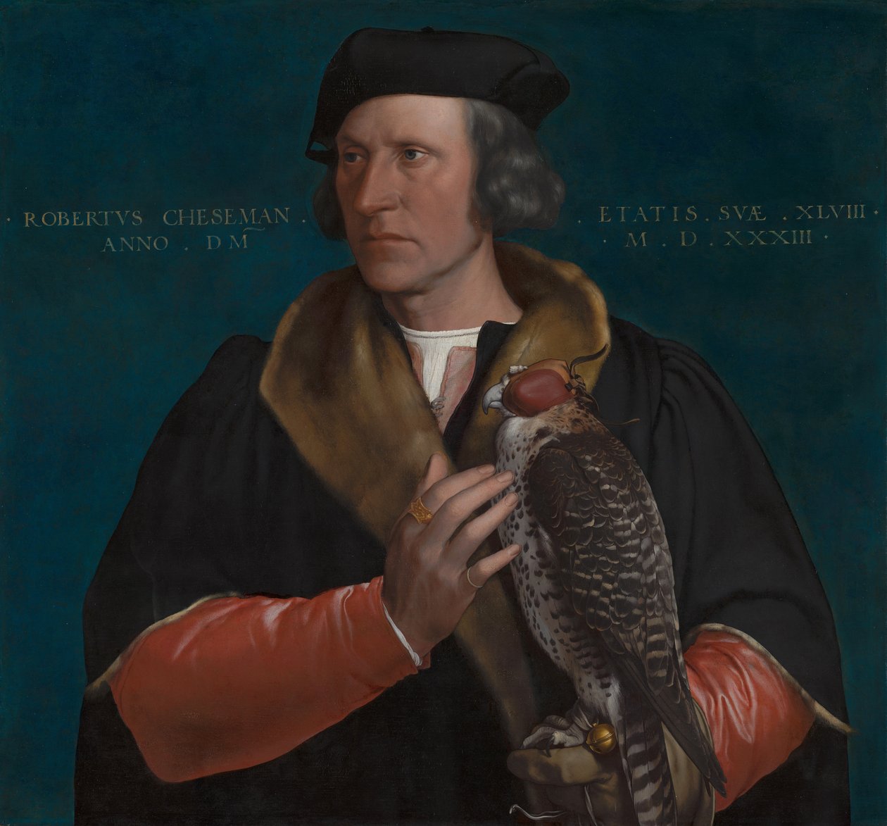 Retrato de Robert Cheseman (1485-1547) de Hans Holbein the Younger