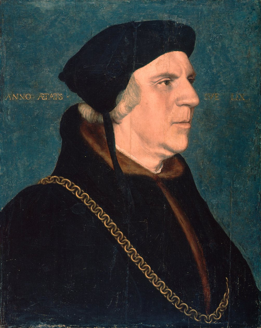 Retrato de Sir William Butts, 1543 de Hans Holbein der Jüngere