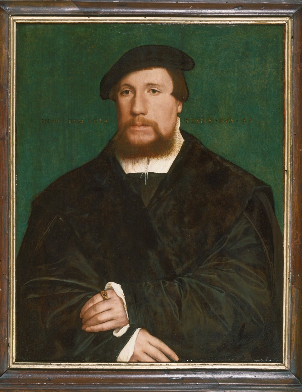 Retrato de um comerciante hanseático de Hans Holbein the Younger