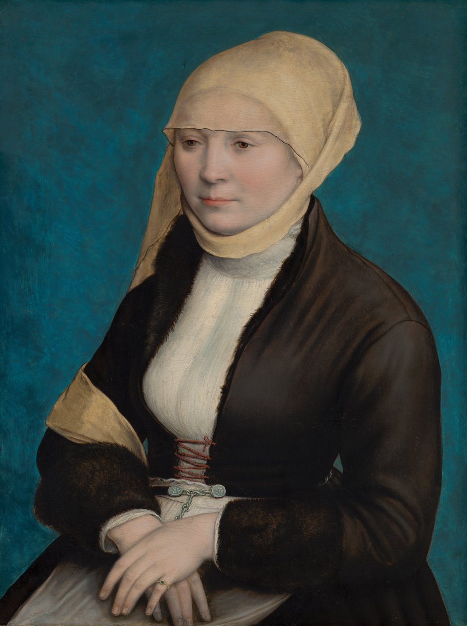 Retrato de uma mulher do sul da Alemanha, c.1520-1525 de Hans Holbein der Jüngere