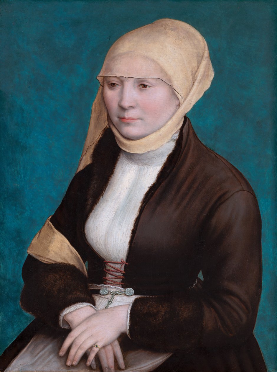 Retrato de uma mulher do sul da Alemanha de Hans Holbein the Younger