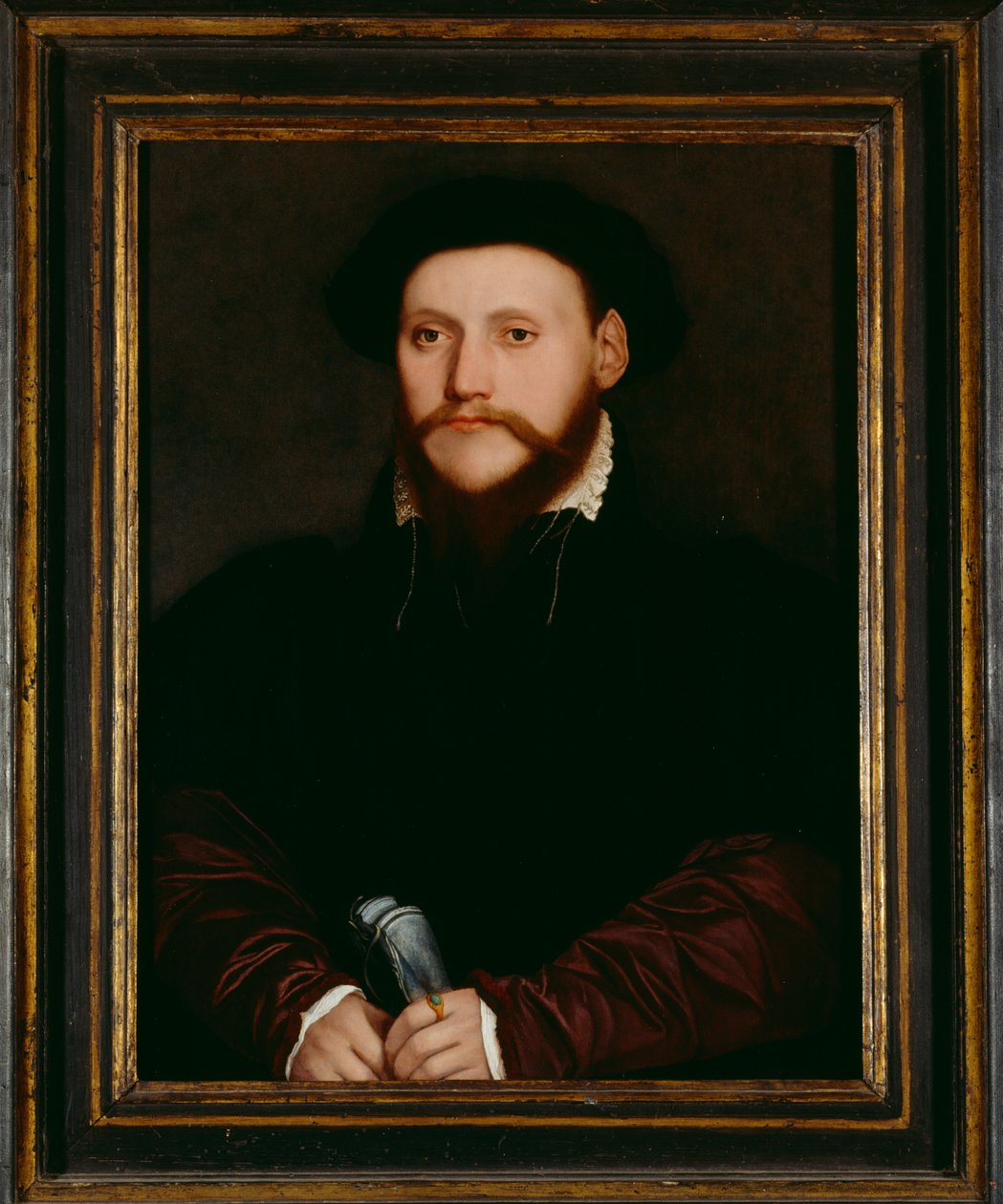 Retrato de um Homem Desconhecido (óleo sobre tela) de Hans Holbein der Jüngere