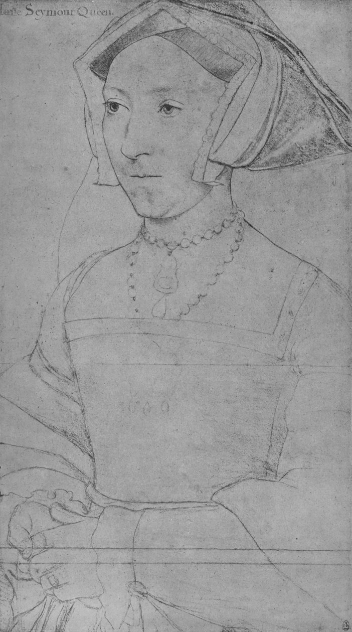 Rainha Jane Seymour, c1536-1537 1945 de Hans Holbein der Jüngere