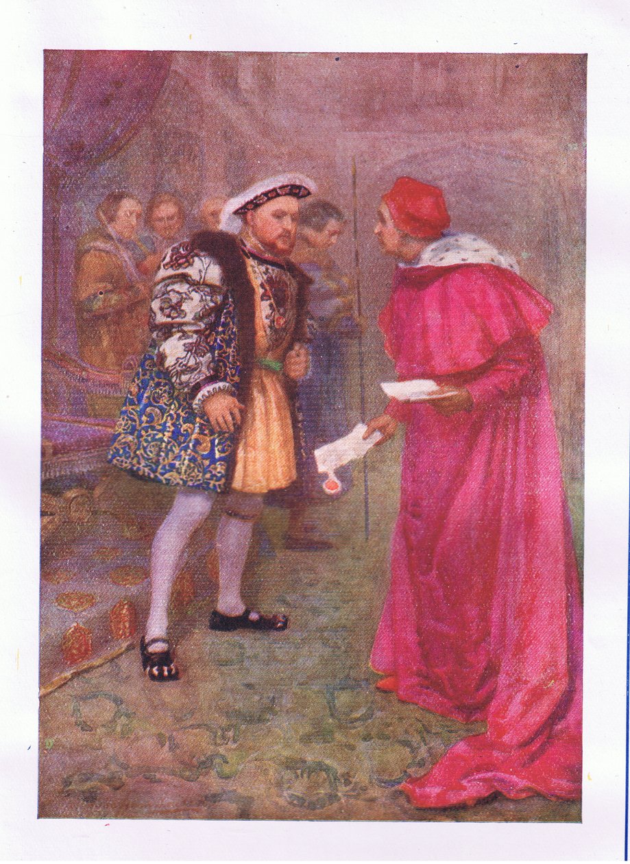 Leia este documento para saber o que você tem (King Henry VIII), de The Complete Works of Shakespeare publicado por George Harrap & Co Ltd, década de 1920 de Hans Holbein der Jüngere