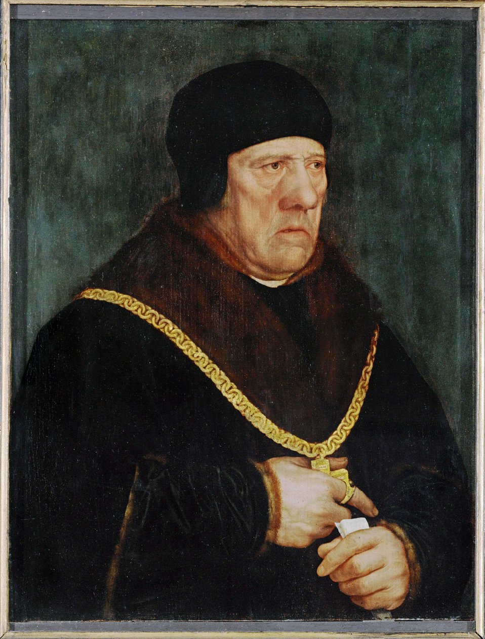 Sir Henry Wyatt, conselheiro do Rei Henrique VIII ... de Hans Holbein the Younger