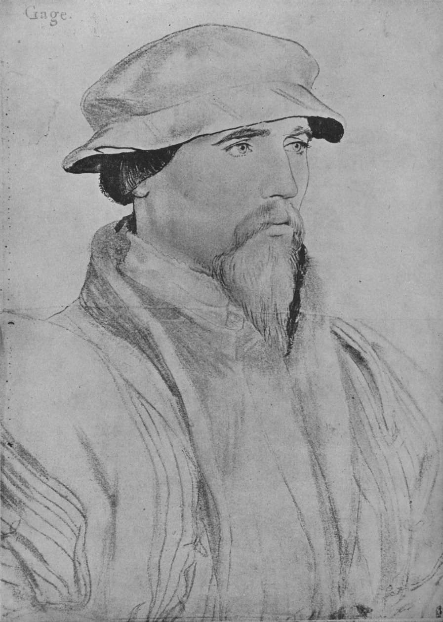 Sir John Gage, c1532-1543 1945 de Hans Holbein der Jüngere
